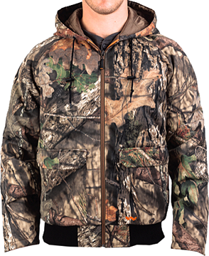 Mens Insulated Bomber Jacket Mossy Oak 