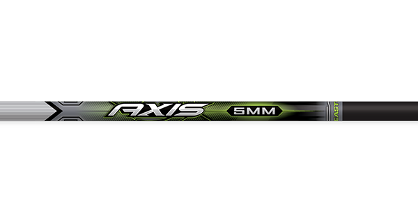 Axis N-Fused 5MM 340 Raw Shafts Nocks Installed/Inserts Loose